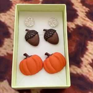 Fall 3 earring set